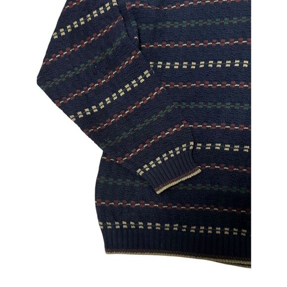 Trader Bay Men’s Large Knit Sweater Crewneck Made in USA Vintage 90s - Picture 2 of 4